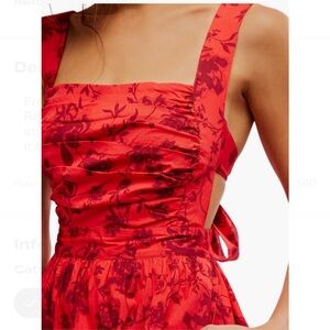 Free People - Meet Me in Maui Red size S